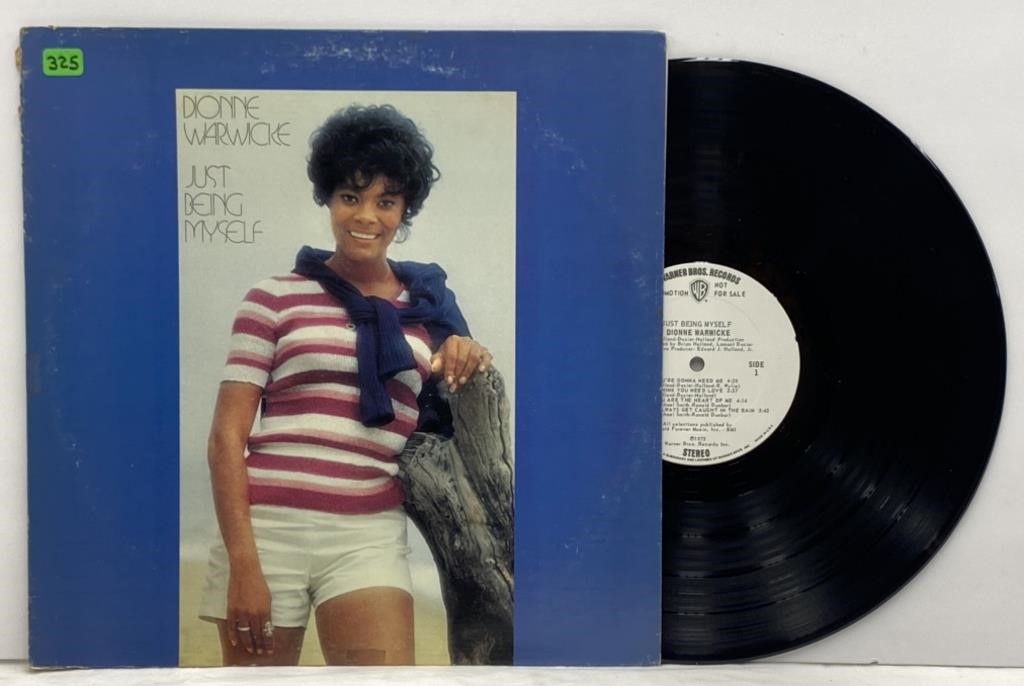 1973 Dionne Warwicke "Just Being Myself" Vinyl