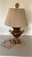 1800's Copper Coffee Chafer Urn Lamp