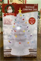 White Ceramic Nostalgic Christmas Tree
