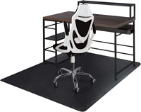 Floor Mat 63x51  Desk Protector  PVC (Black)