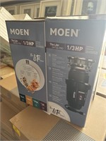 2- MOEN 1/3hp GXP33C PRO DISPOSAL'S