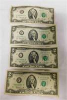 4 - 1976 $2 bills