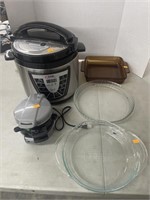 Power pressure cooker xl, Pyrex bakeware,