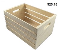 Candysweet Crates and Pallet - Large Wood Crate -