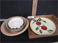 3 Side Dishes- Enamel Pan