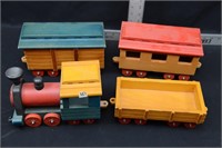 WOODEN TOY TRAINS