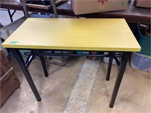 folding Metal framed table/ desk-32x16x29” tall