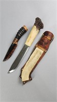 Obsidian Knife/ Handmade Hunting Knife