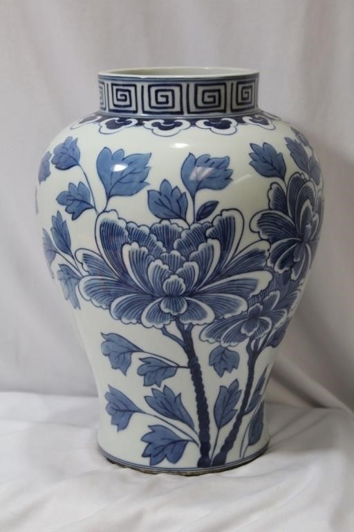 A Well Made Gumps Blue and White Vase