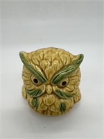 Vintage Ceramic Owl Covered Salt Shaker
