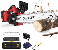 USED-Electric Chainsaw for Wood Farm Garden