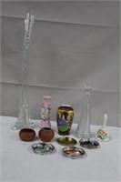 Assortment of Vases, 20, 9, 6.25 & 5.25", bell