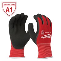 Large Red Latex Level 1 Cut Resistant Gloves