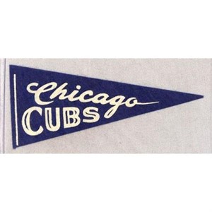 Vintage Chicago Cubs Mini Pennant