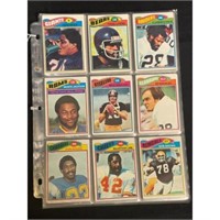 (126) 1977 Topps Football Cards With Stars