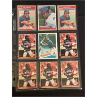 (9)1984-85 Joe Carter Rookie Cards