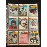 (126) 1977 Topps Football Cards With Stars