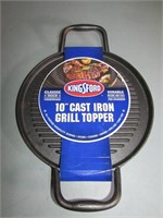 NEW Kingsford 10" Cast Iron Grill Topper