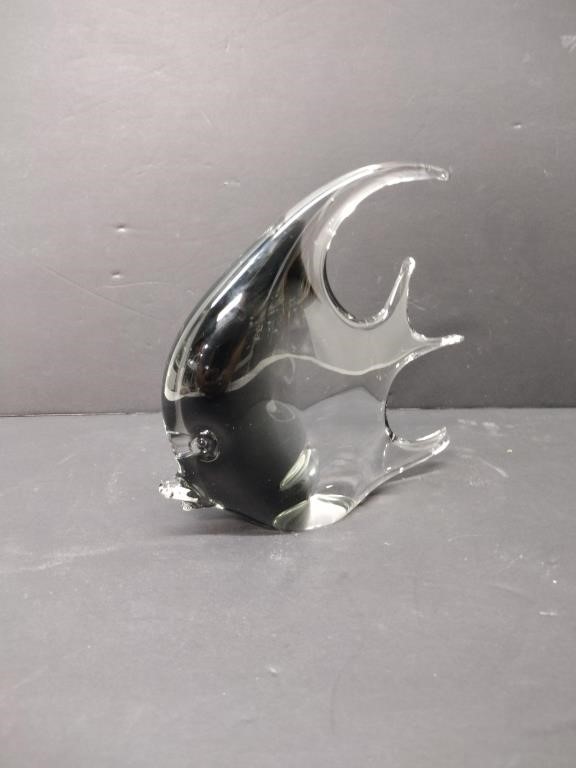 Art Glass Fish Sculpture