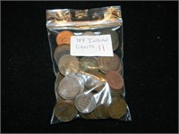 Bag (118) Indian Cents