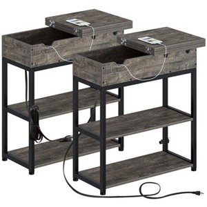 2 Rolanstar End Tables; Charge Station