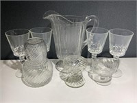 VTG Clear Glass Ware Of All Sorts