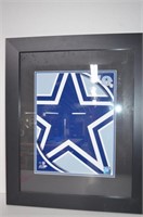 Framed NFL Photo File,Cowboys Logo 19"x23"