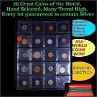 20 Great Coins of the World, hand selected, many t