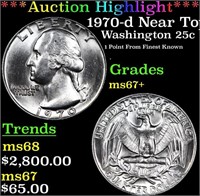 ***Auction Highlight*** 1970-d Washington Quarter