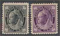 CANADA #66 & #68 MINT VF NH