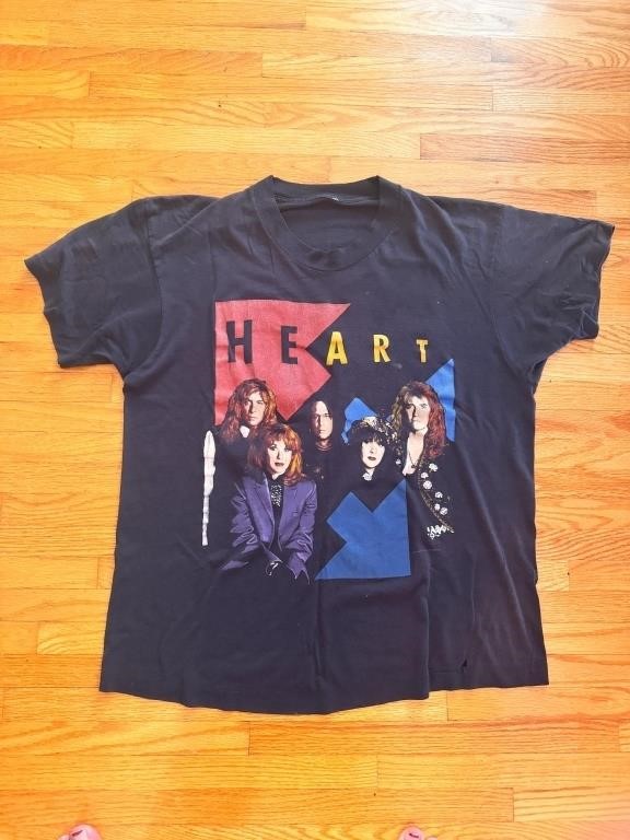 Vintage 1990 Heart Brigade Concert Shirt