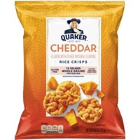 6-Pk Quaker Rice Crisps - Cheddar Cheese - 172g
