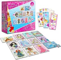 Cardinal Games Disney Princess 12-Pack of Puzzles