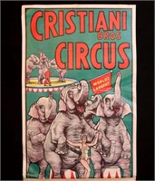Cristiani Bros Circus Poster, Philadelphia, 1950s