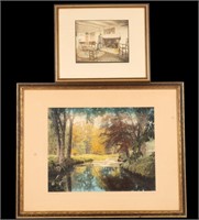 Wallace Nutting Hand Colored Prints (2)