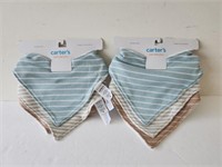 6 Carters Bandana Bibs