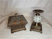 Candle holder and home accents