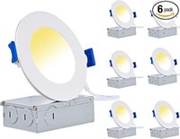 ULCCT LIGHT 6 Inch 12W 5CCT LED Recessed Ceiling