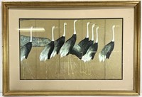 Japanese Cranes Art Print
