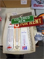 Thermometers Metal Signs
