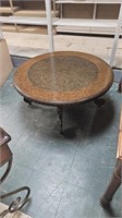 42"×29" wrought iron base coffee table