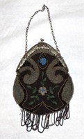 Lady's beaded purse, 10"