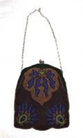 Lady's beaded purse, 7 1/2"