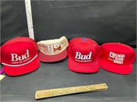 8 Budweiser caps