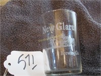 NEW GLARUS WI BREWING COMPANY DRINKING GLASS -