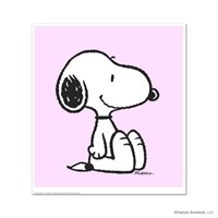 Peanuts, "Snoopy: Pink" Hand Numbered Limited Edit