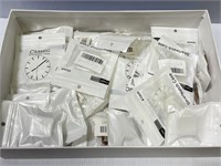 Lot of Clear & Metallic Gold Cases for Smart Watch