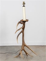 20th Century Antler/ Horn Motif Floor Lamp