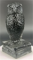 Vintage Deganhart Smoke Owl Paperweight