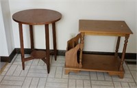 2 Wooden Tables